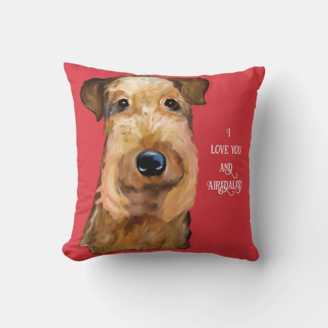 AIREDALE TERRIER KUDDE (Framsida)