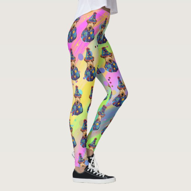 AIREDALE TERRIER         LEGGINGS (Höger)