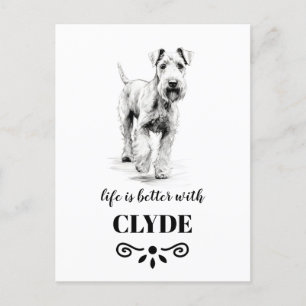 Airedale Terrier Life är en bättre Anpassningsbar Vykort
