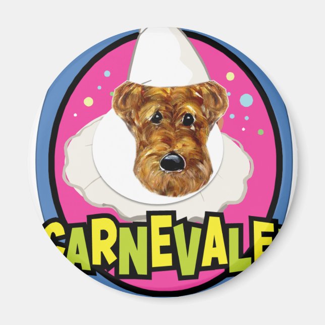 AIREDALE TERRIER MAGNET (Framsidan)