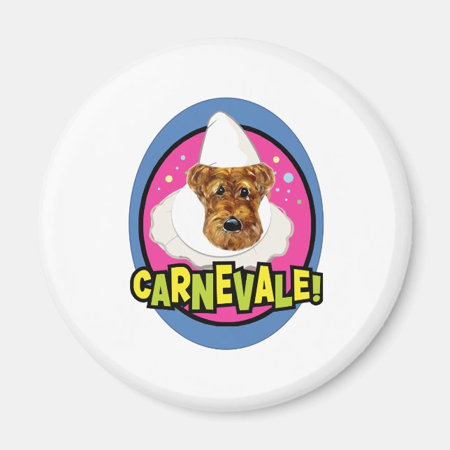AIREDALE TERRIER MAGNET (Framsidan)