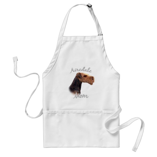 Airedale Terrier Mamma 2 Förkläde (Framsidan)