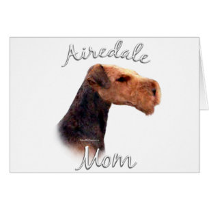 Airedale Terrier Mamma 2 Hälsningskort
