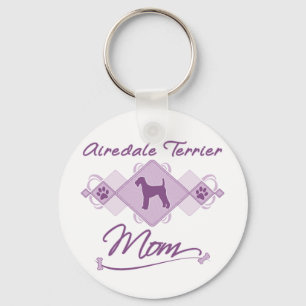 Airedale Terrier Mamma Nyckelring