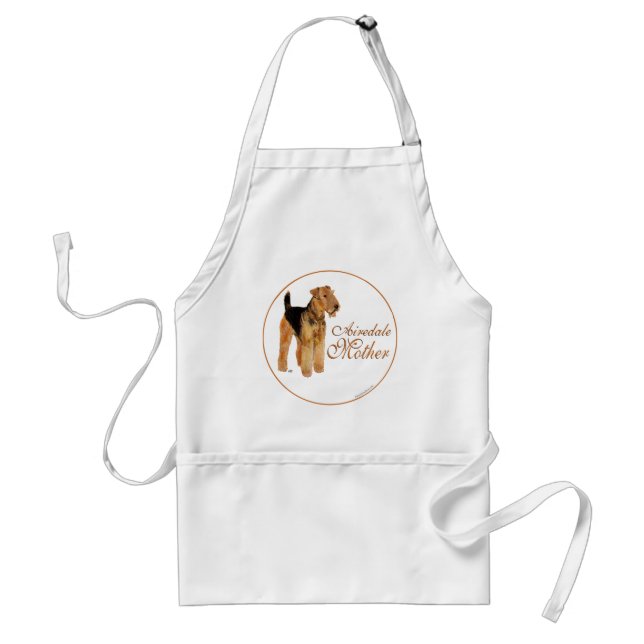 Airedale Terrier Mors dag Förkläde (Framsidan)