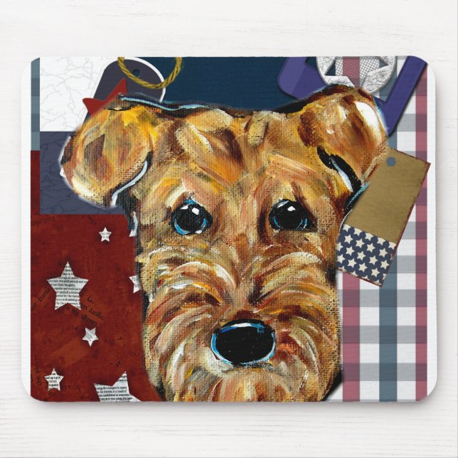 AIREDALE TERRIER MUSMATTA (Framsidan)