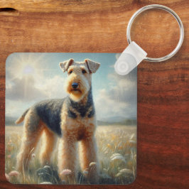Airedale Terrier Nyckelring