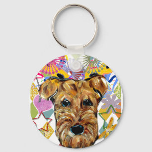 AIREDALE TERRIER NYCKELRING