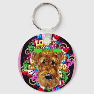 AIREDALE TERRIER NYCKELRING