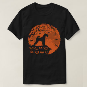 Airedale Terrier och mån Halloween present till hu T Shirt