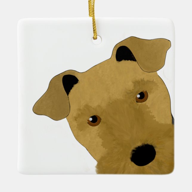 Airedale Terrier Ornament (Framsida)