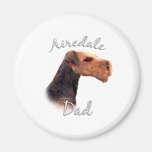 Airedale Terrier Pappa 2 Magnet
