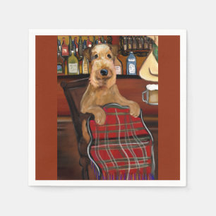 Airedale Terrier Pappersservett