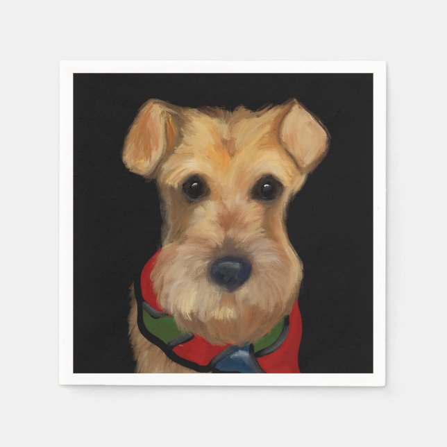 Airedale Terrier   Pappersservett (Framsidan)