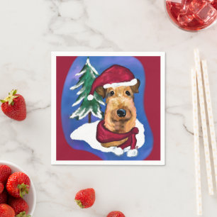 Airedale Terrier Pappersservett