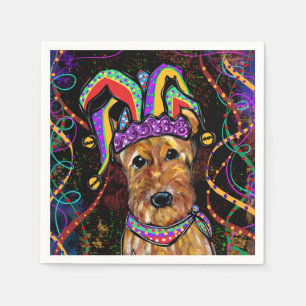 AIREDALE TERRIER PAPPERSSERVETT