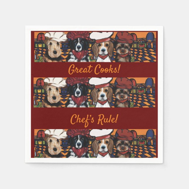 Airedale Terrier Pappersservett (Framsidan)