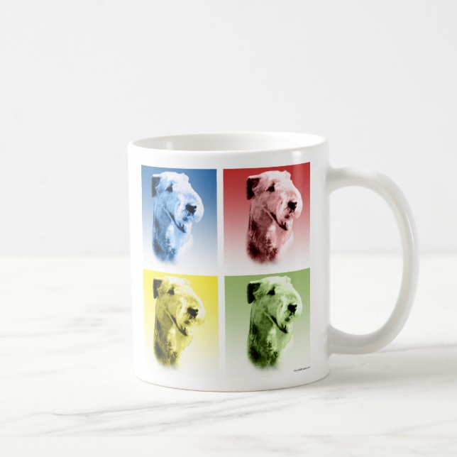 Airedale Terrier Pop Art Kaffemugg (Höger)
