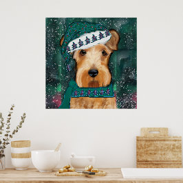 Airedale Terrier Poster