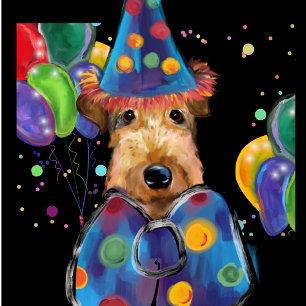 AIREDALE TERRIER POSTER