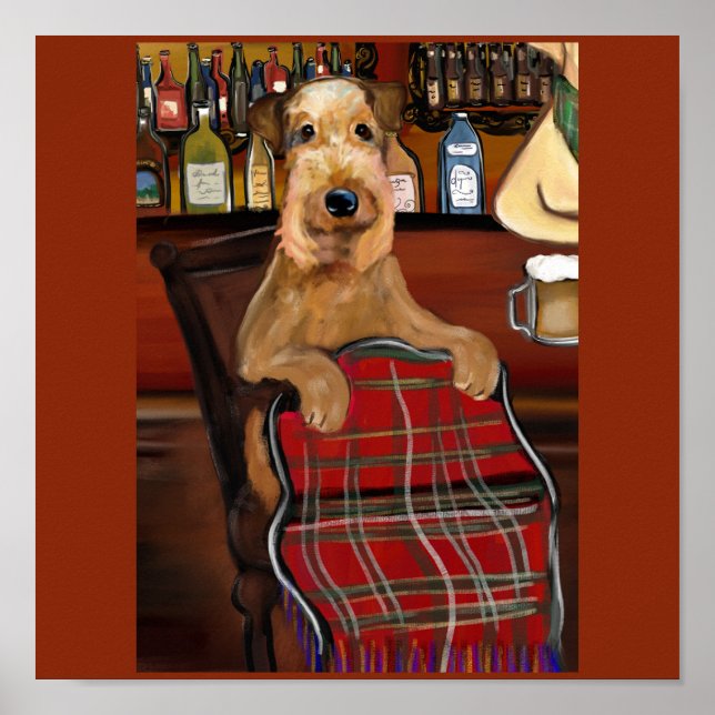 Airedale Terrier Poster (Framsidan)