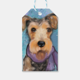 Airedale Terrier Presentetikett