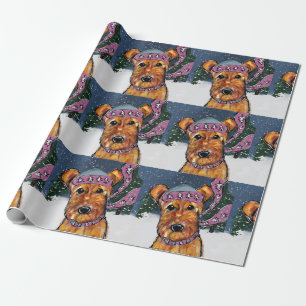 Airedale Terrier Presentpapper