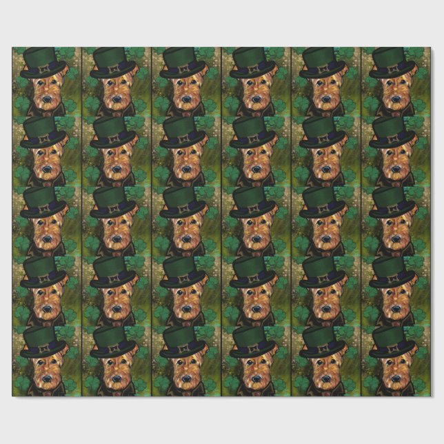 AIREDALE TERRIER   PRESENTPAPPER (Platt)