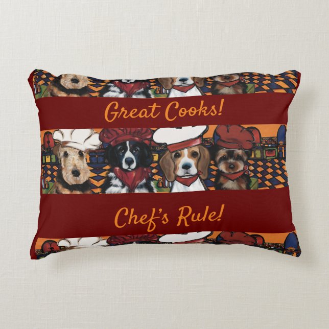 Airedale Terrier Prydnadskudde (Framsidan)