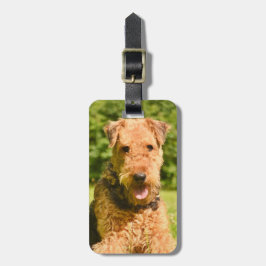 Airedale Terrier Puppy Hund Bagagebricka