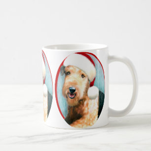 Airedale Terrier Santa Kaffemugg