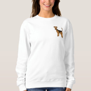 Airedale Terrier Serieteckning Hund Bingley Terrie T Shirt