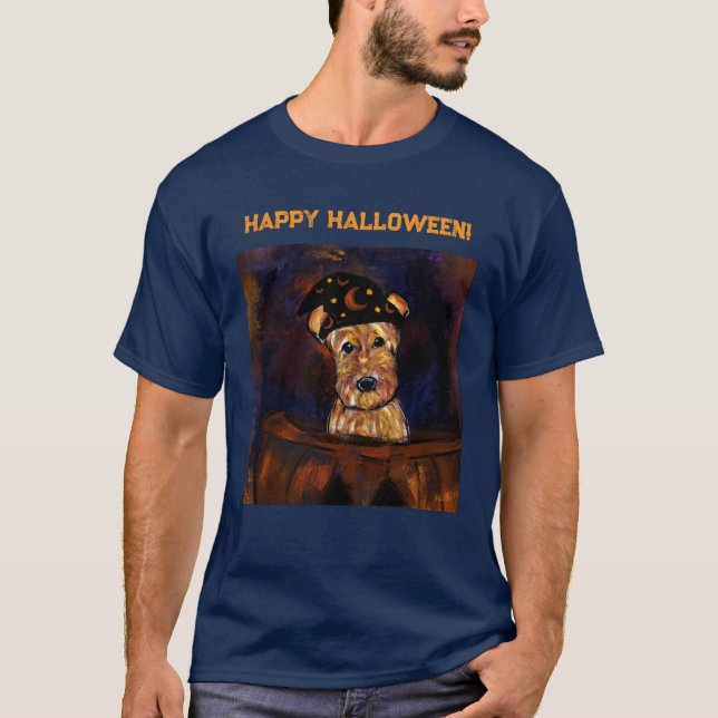 AIREDALE TERRIER T SHIRT (Framsida)