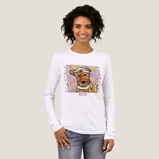 AIREDALE TERRIER T SHIRT (Hel framsida)
