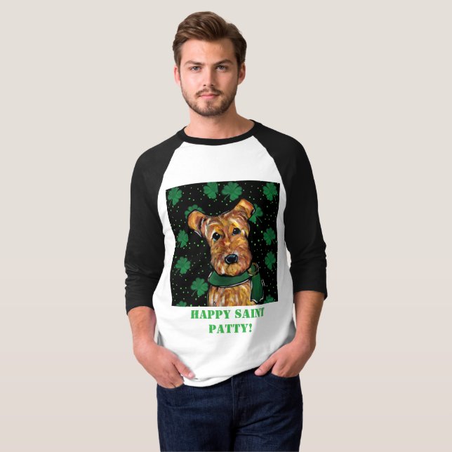 AIREDALE TERRIER T SHIRT (Hel framsida)