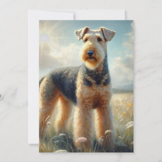 Airedale Terrier Tack Kort