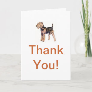 Airedale Terrier Tack Kort
