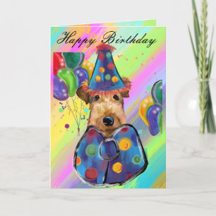 AIREDALE TERRIER TACK KORT