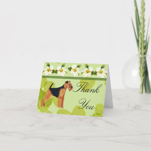 Airedale Terrier - tackkort