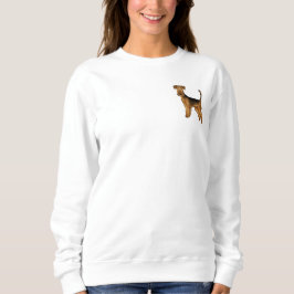 Airedale Terrier Tecknad hund Bingley Terrier Hund T Shirt