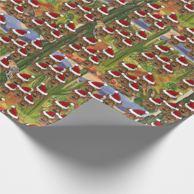 Airedale Terrier Tomtar Presentpapper (Hörn)