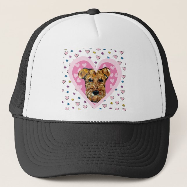 AIREDALE TERRIER TRUCKERKEPS (Framsida)