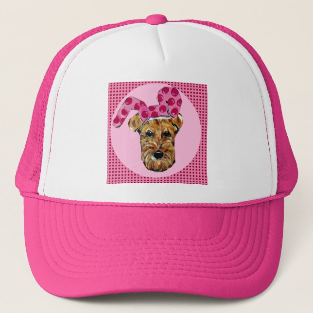 AIREDALE TERRIER TRUCKERKEPS (Framsida)
