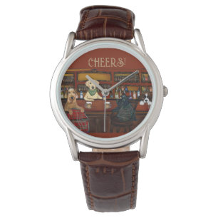 AIREDALE TERRIER & VÄNNER ARMBANDSUR