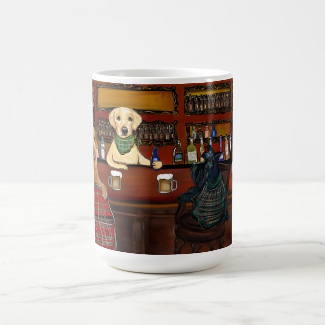 AIREDALE TERRIER  & VÄNNER       KAFFEMUGG (Center)