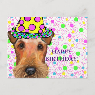 AIREDALE TERRIER VYKORT