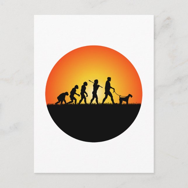 Airedale Terrier Vykort (Framsida)