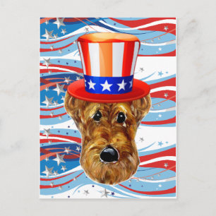 AIREDALE TERRIER VYKORT