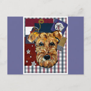 AIREDALE TERRIER VYKORT