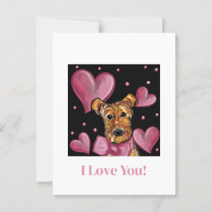 AIREDALE TERRIER VYKORT